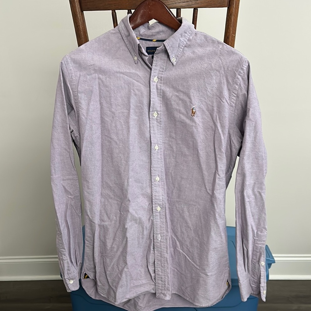 Ralph Lauren Purple Button-Down Shirt